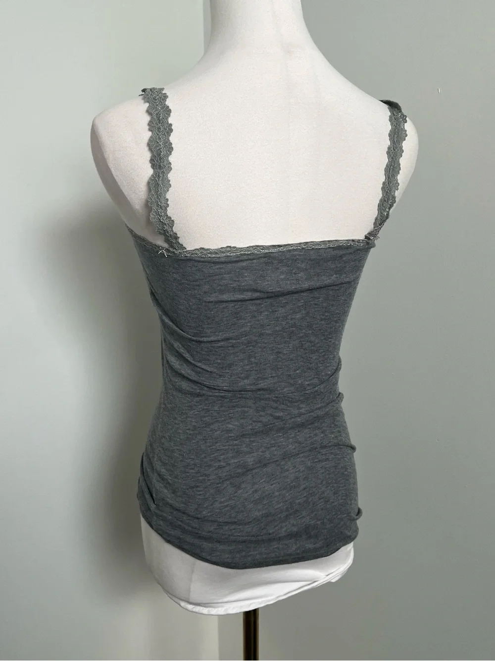 Vintage Abercrombie Lace Cami Y2K Bella Swan Elena Gilbert Tank XS - Picture 5 of 6